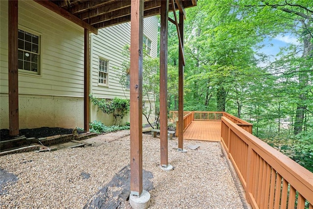 5020 Huntshire Ln SW, Lilburn, GA 30047 - view of yard featuring a deck