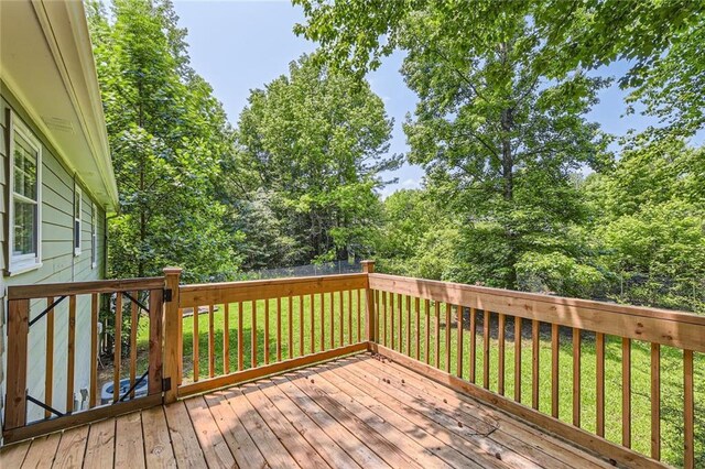 62 Sweetwater Pkwy, Powder Springs, GA 30127 - wooden terrace with a lawn