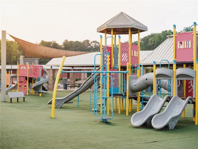 view of play area