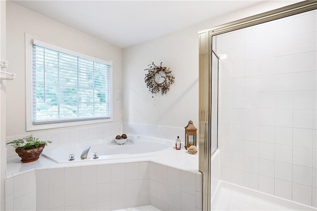 1558 Amberwood Creek Dr NW, Kennesaw, GA 30152 - bathroom with a bath and a stall shower