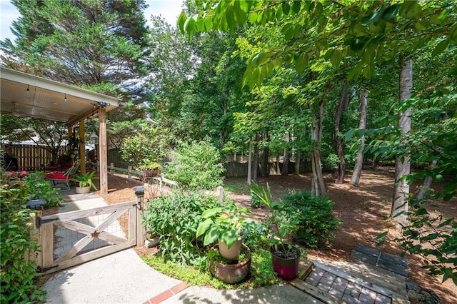 1558 Amberwood Creek Dr NW, Kennesaw, GA 30152 - view of yard with a gate