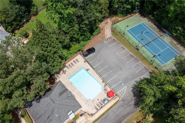 1558 Amberwood Creek Dr NW, Kennesaw, GA 30152 - aerial view of a pool