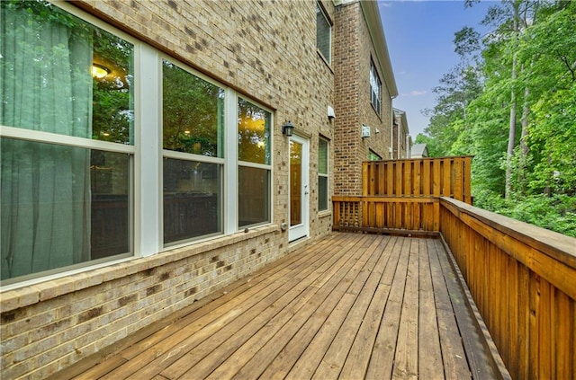 view of deck