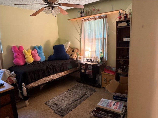 135 Woodcrest Dr, Covington, GA 30016 - carpeted bedroom featuring ceiling fan