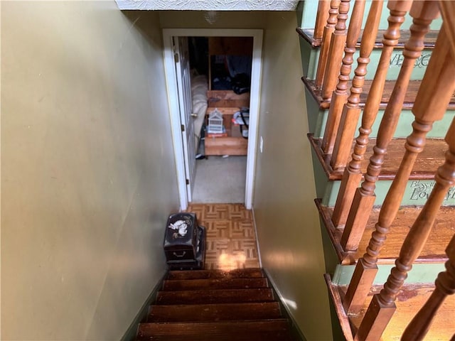 135 Woodcrest Dr, Covington, GA 30016 - staircase with baseboards