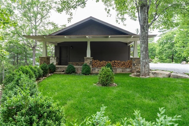 295 Goble Gap Ln, Clayton, GA 30525 - view of front of property featuring a porch and a front yard