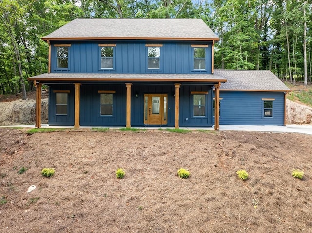 view of front facade with a porch