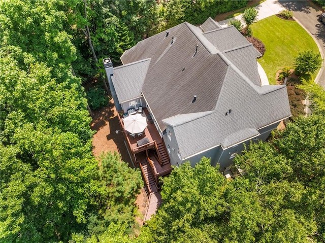 4789 Crest Park Ln, Marietta, GA 30068 - view from above of property