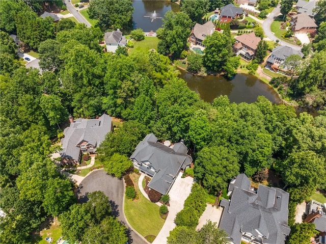 4789 Crest Park Ln, Marietta, GA 30068 - aerial view of residential area with a large body of water