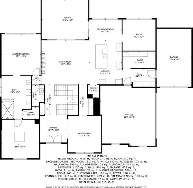 12 Night Fire Ct, Dawsonville, GA 30534 - property floor plan