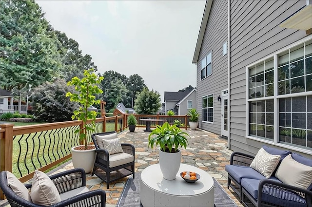 189 Azalea Chase Dr, Suwanee, GA 30024 - wooden deck featuring a patio and an outdoor living space