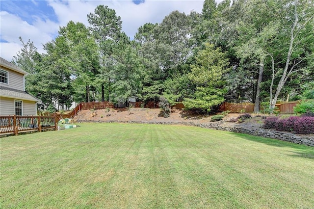 189 Azalea Chase Dr, Suwanee, GA 30024 - fenced yard with a wooden deck