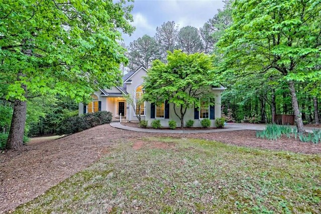 521 Crabapple Rd, Clarkesville, GA 30523 - obstructed view of property featuring stucco siding
