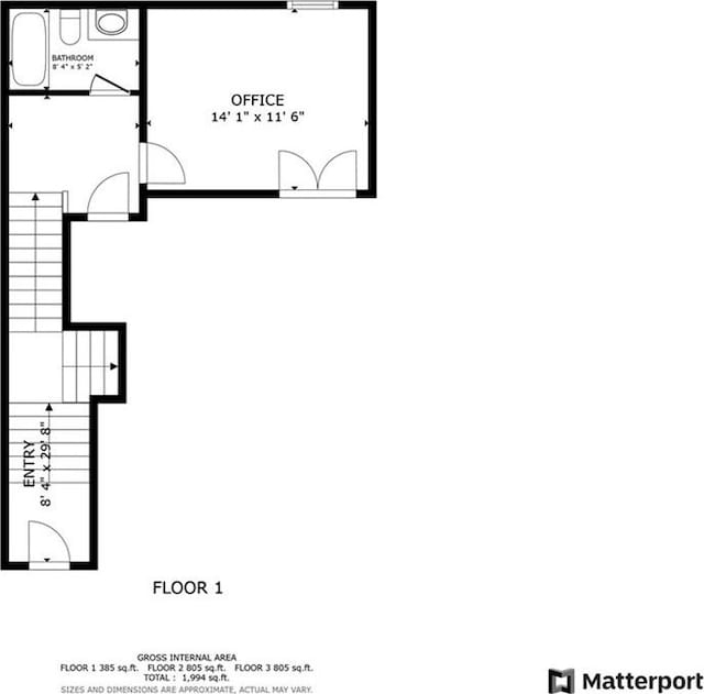 1263 Linden Ct NE, Atlanta, GA 30329 - view of layout