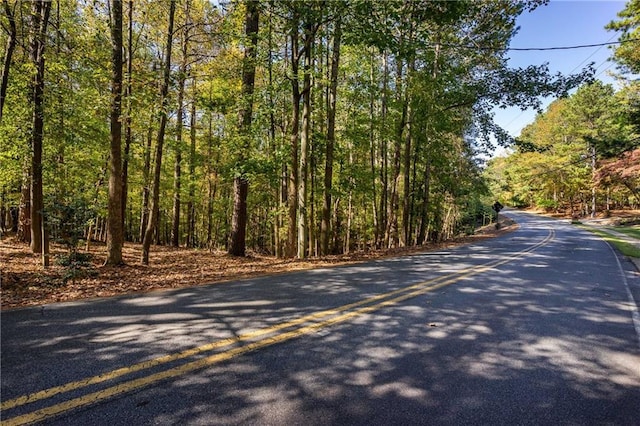 view of road