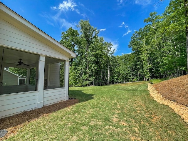 5354 Shadow Walk Way, Gainesville, GA 30507 - view of grassy yard featuring a sunroom and a view of trees