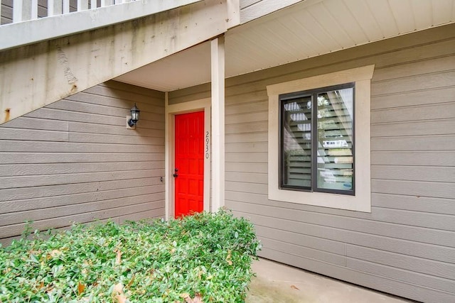 view of entrance to property