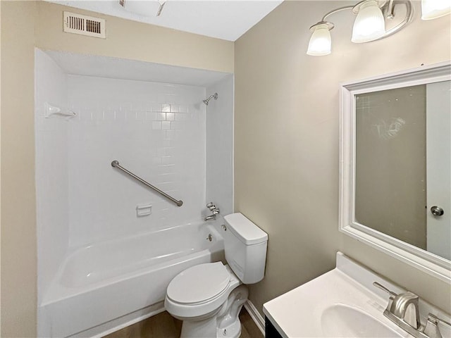 2992 Parc Lorraine, Lithonia, GA 30038 - full bath featuring shower / washtub combination, vanity, and wood finished floors