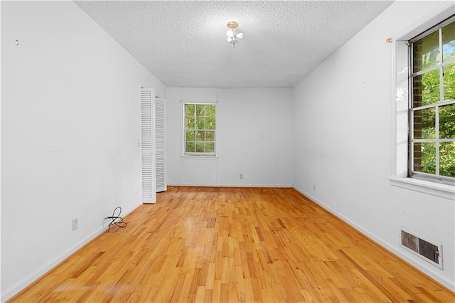 300 S Dale Ave, Calhoun, GA 30701 - empty room featuring healthy amount of natural light, wood finished floors, and a textured ceiling