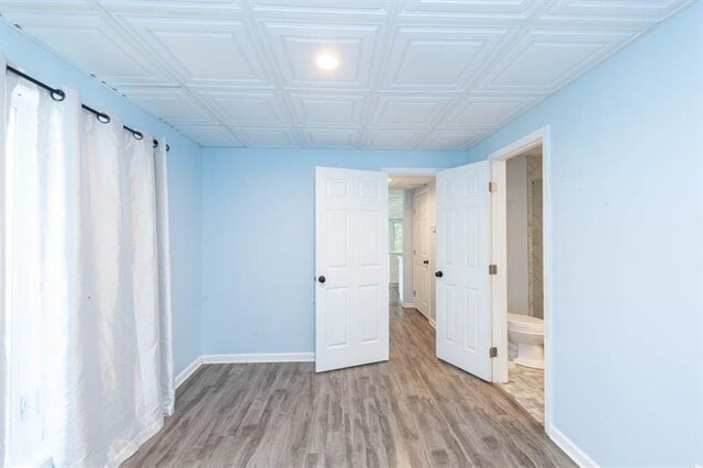 empty room featuring light hardwood / wood-style floors