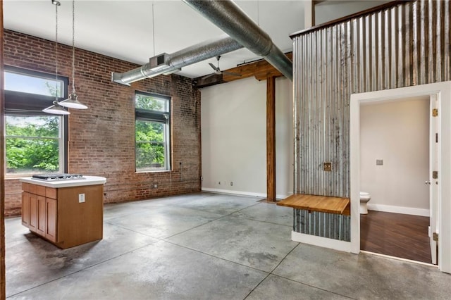 interior space with baseboards