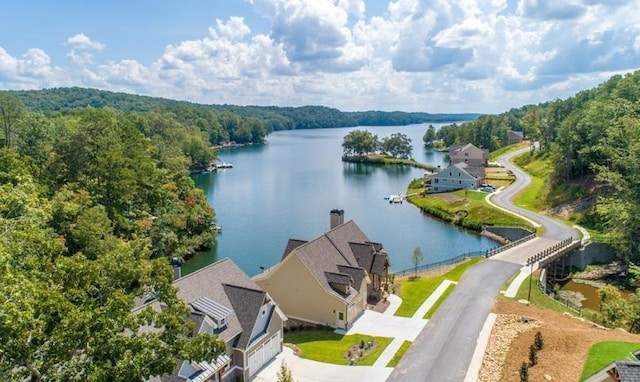 182 White Eagle Dr, Waleska, GA 30183 - drone / aerial view of a large body of water and a forest