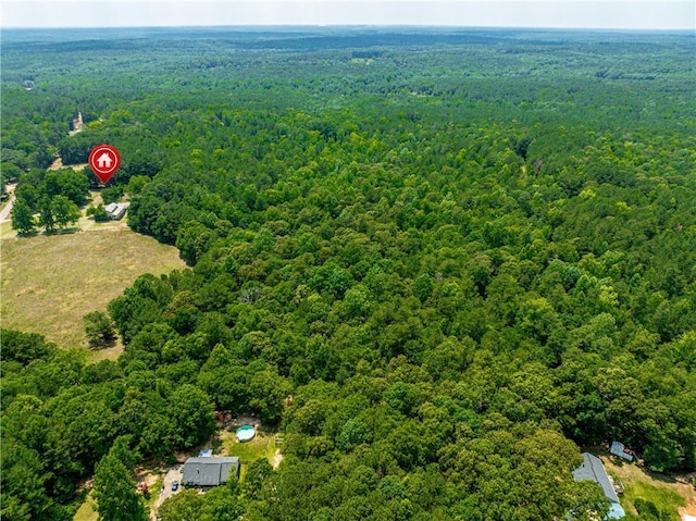 aerial view with a view of trees