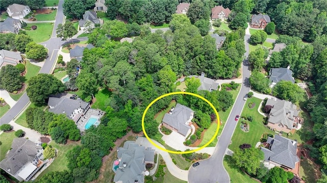 12130 Helleri Holw, Alpharetta, GA 30005 - aerial view of property's location with nearby suburban area