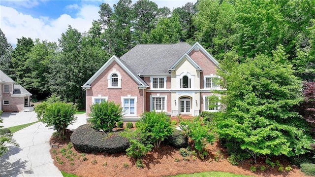 12130 Helleri Holw, Alpharetta, GA 30005 - view of front of property featuring french doors