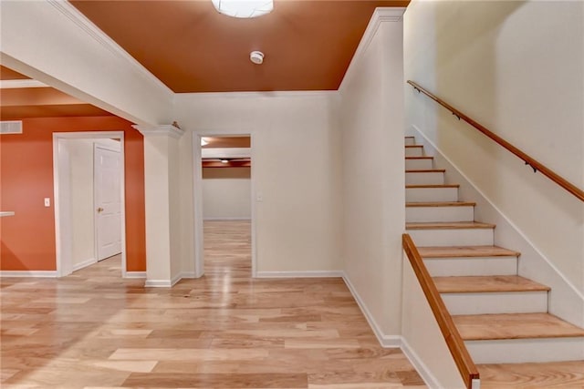 12130 Helleri Holw, Alpharetta, GA 30005 - stairway with wood finished floors and baseboards
