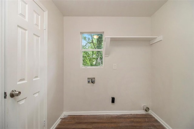 3294 Renault Rd SE, Atlanta, GA 30354 - washroom with hookup for a washing machine, wood finished floors, and baseboards