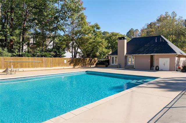 2866 Wynford Dr SW, Marietta, GA 30064 - view of pool featuring a patio and french doors