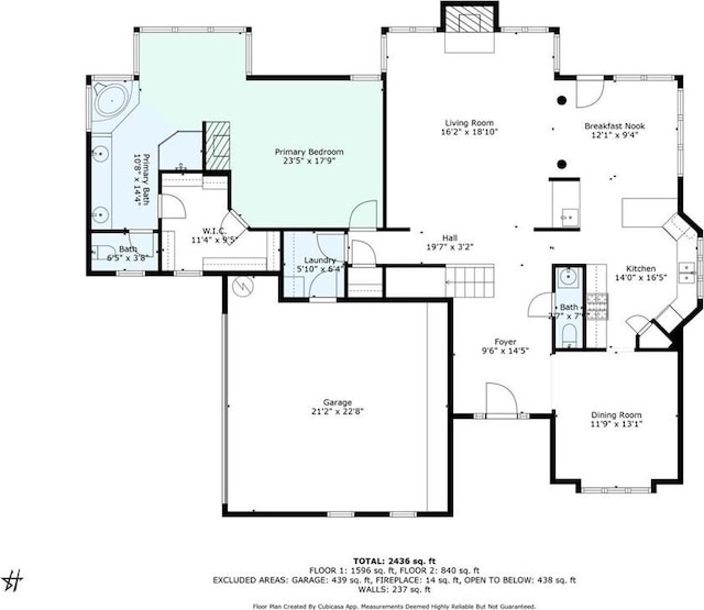2866 Wynford Dr SW, Marietta, GA 30064 - view of room layout
