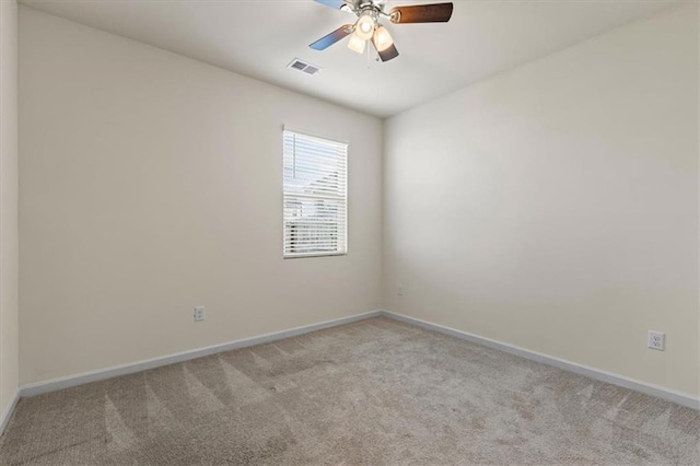 2296 Waycross Ln, Dacula, GA 30019 - unfurnished room with carpet flooring, baseboards, and ceiling fan