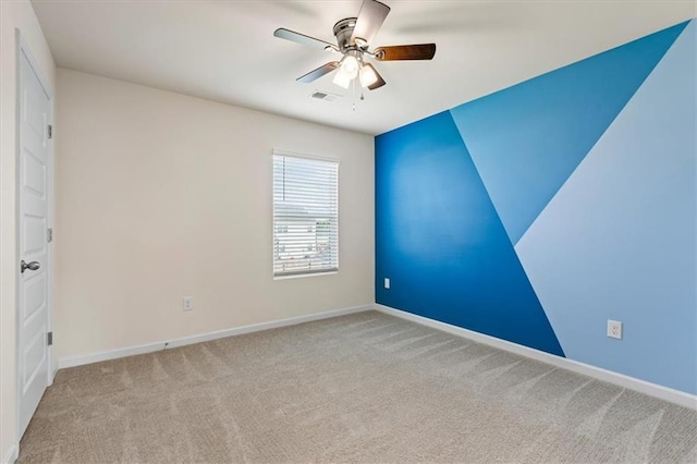 2296 Waycross Ln, Dacula, GA 30019 - empty room featuring carpet floors, baseboards, and ceiling fan