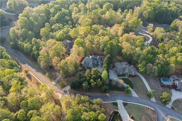 519 River Estates Parkway, Canton, GA 30115 - bird's eye view with a forest view
