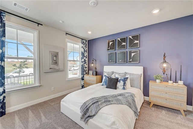 82 Sheryl Way, Loganville, GA 30052 - carpeted bedroom featuring recessed lighting