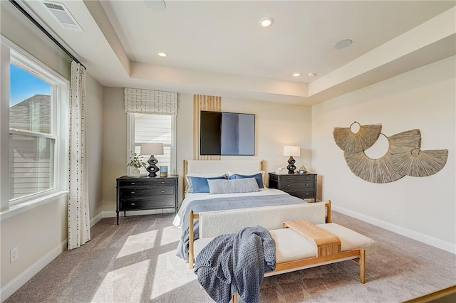 82 Sheryl Way, Loganville, GA 30052 - carpeted bedroom with baseboards and recessed lighting