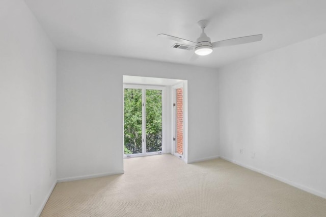 49 Willow Gln, Atlanta, GA 30342 - empty room with carpet, baseboards, and ceiling fan