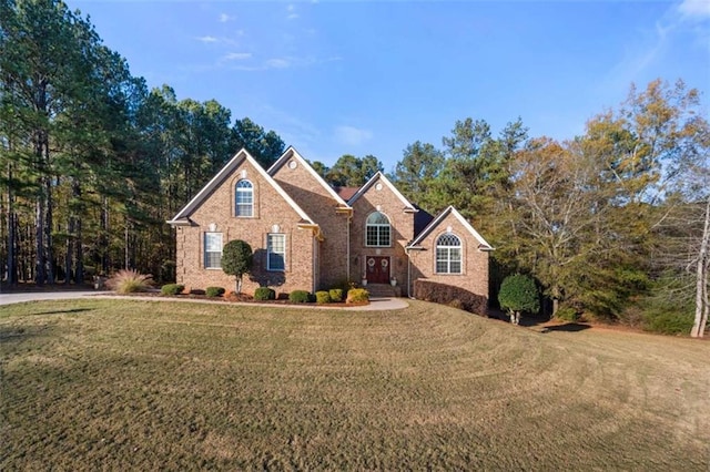 view of property with a front yard