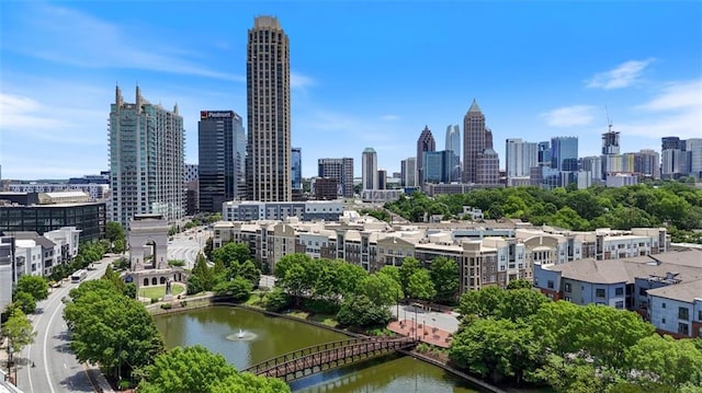 390 17th St NW Unit 6036, Atlanta, GA 30363 - view of city skyline featuring a nearby body of water