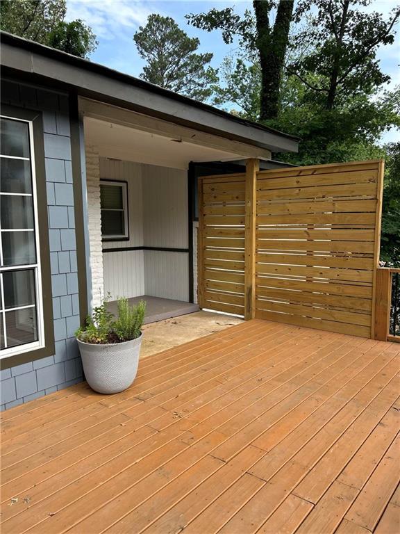 6072 Holiday Blvd, Forest Park, GA 30265 - view of deck