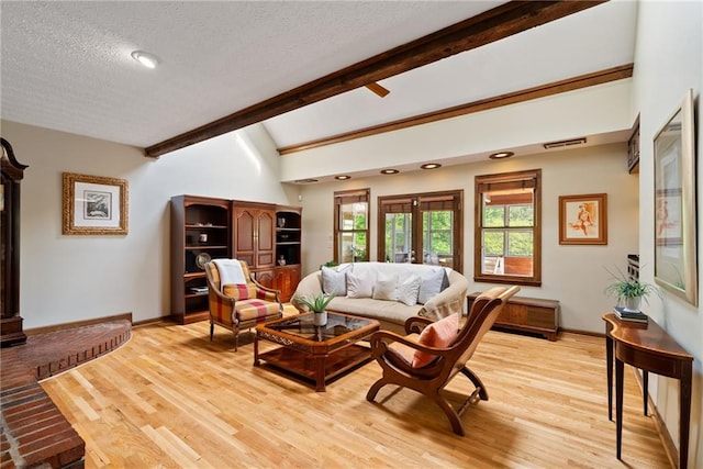 4820 Coppedge Trl, Peachtree Corners, GA 30096 - living area with light wood finished floors, baseboards, and a textured ceiling
