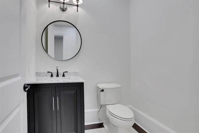 821 Camden Park Ct, Atlanta, GA 30342 - half bathroom with toilet and vanity