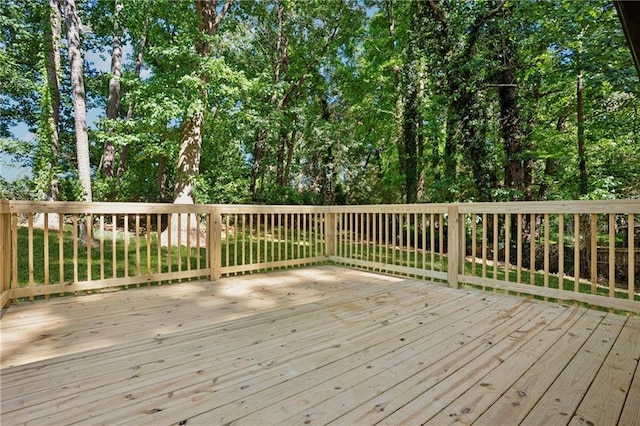 4745 Elam Forest Dr, Stone Mountain, GA 30083 - view of wooden deck