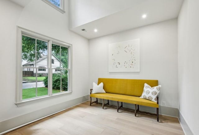 2760 Fraser St SE, Smyrna, GA 30080 - sitting room with plenty of natural light, light wood finished floors, and recessed lighting