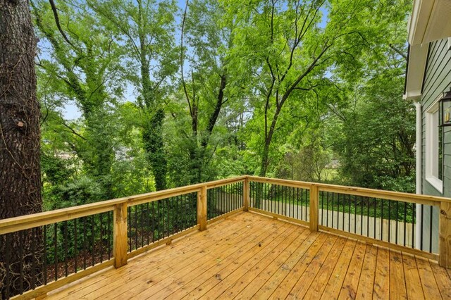 2760 Fraser St SE, Smyrna, GA 30080 - view of wooden terrace