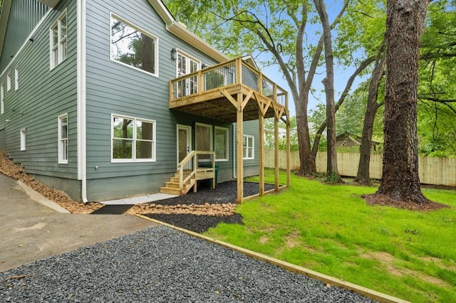 2760 Fraser St SE, Smyrna, GA 30080 - back of property with a deck