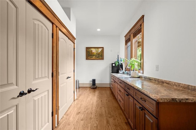 49 Waterside Dr SE, Cartersville, GA 30121 - hallway with light wood finished floors and recessed lighting