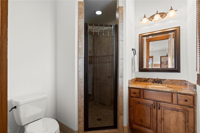49 Waterside Dr SE, Cartersville, GA 30121 - bathroom with a shower stall and vanity